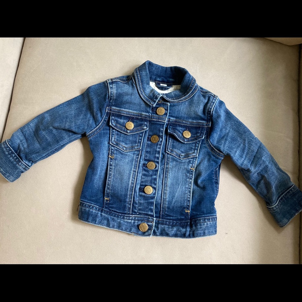 Crew Cuts (Jcrew) Girls stretch denim jacket